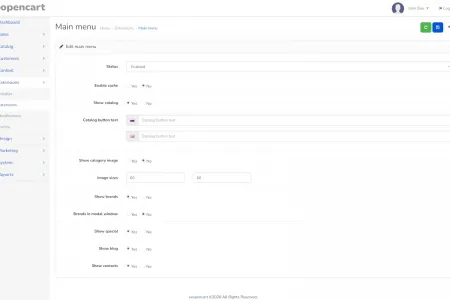 Simple, but useful settings out of the box