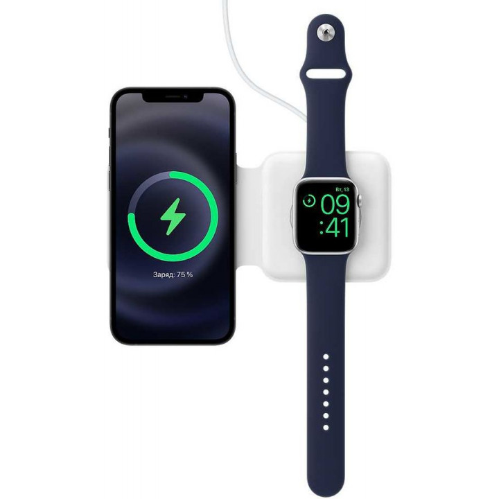 Беспроводное зарядное устройство Apple MagSafe Duo,  белый