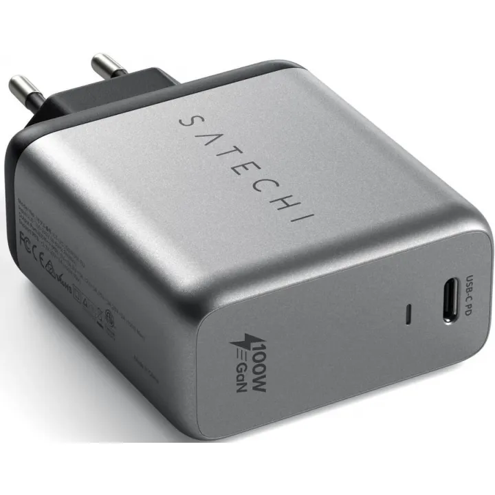 Сетевое зарядное устройство SATECHI Compact Charger,  серый