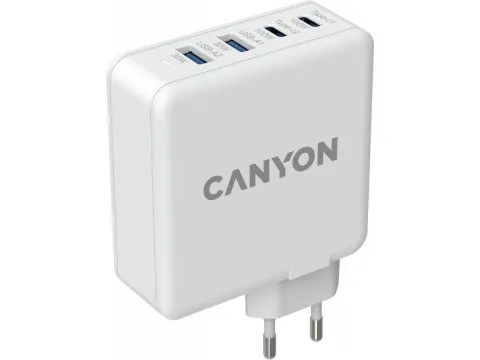 Сетевое зарядное устройство Canyon H-100,  белый