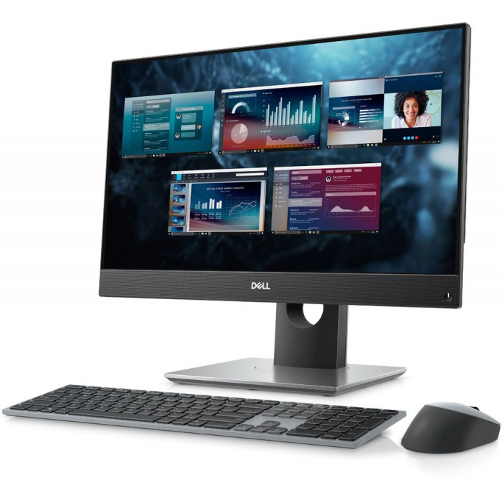 Моноблок DELL Optiplex 7490, 23.8", Intel Core i5 11500, 8ГБ, 512ГБ SSD,  Intel UHD Graphics 750, Windows 10 Professional, черный