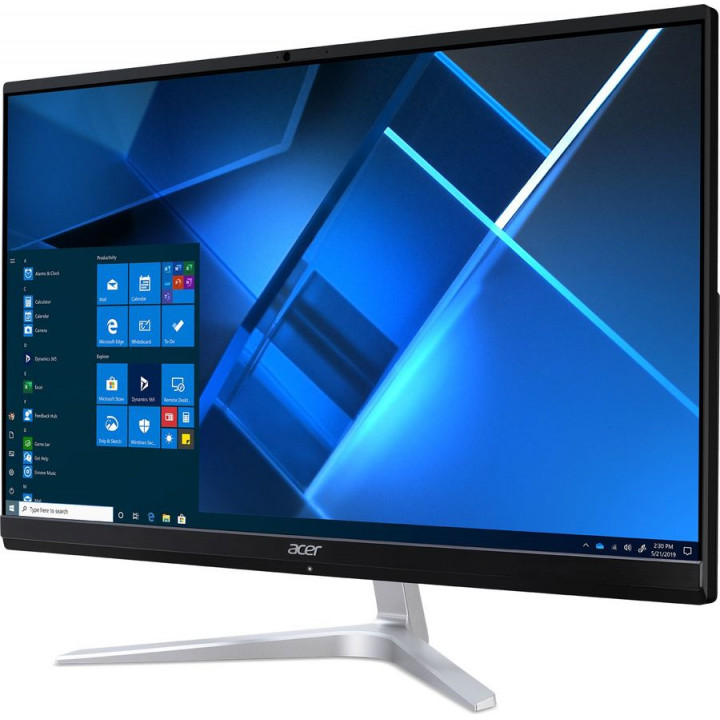 Моноблок Acer Veriton EZ2740G, 23.8", Intel Core i3 1115G4, 8ГБ, 256ГБ SSD,  Intel UHD Graphics, Windows 10 Professional, черный