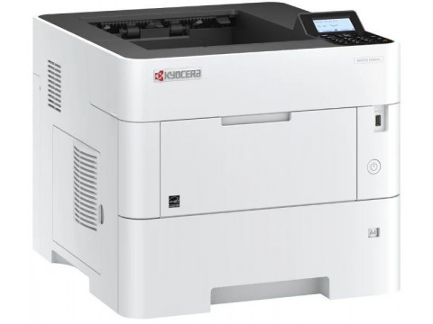 Принтер лазерный Kyocera P3155dn + картридж,  черно-белый, цвет белый