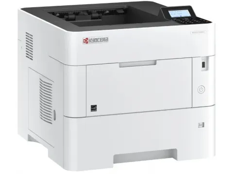 Принтер лазерный Kyocera P3155dn + картридж,  черно-белый, цвет белый
